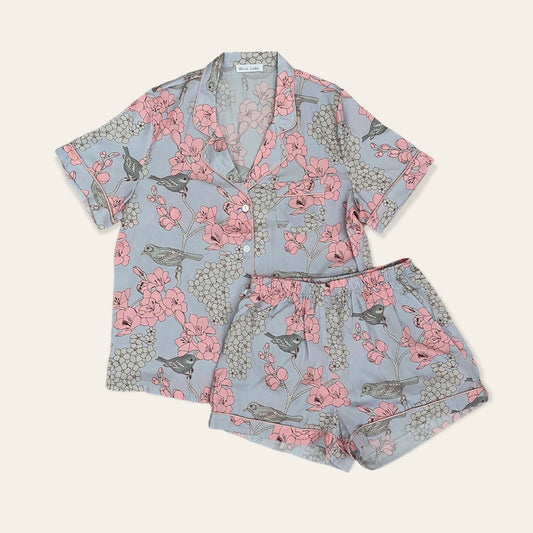 Naomi Silk Shorts Set